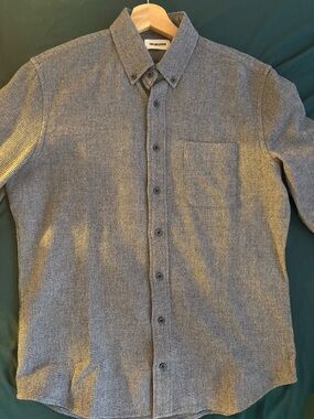 Taylor Stitch Men’s The Jack In Charcoal Twist Waffle Size 40 NWOT